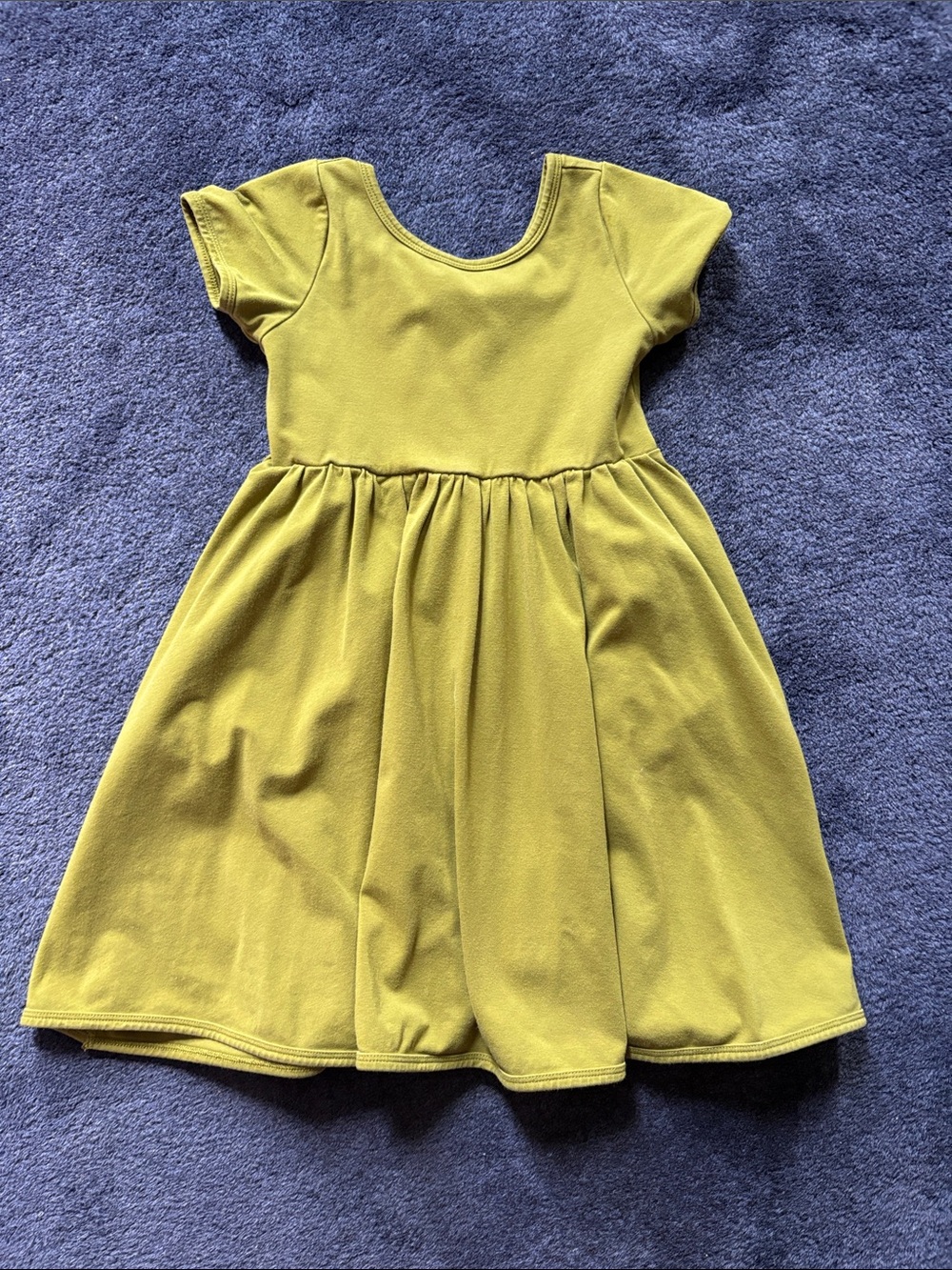 Girls' Green Short Sleeve Twirl Dress Girlhood 6